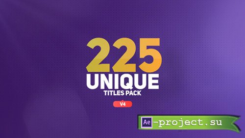 Videohive: The Titles 16452285 - Project for After Effects 