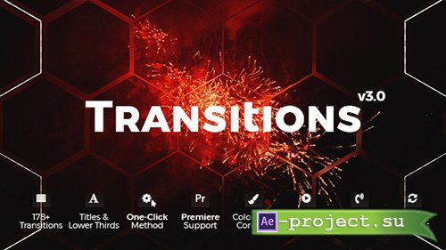 Videohive: Transitions 20139771 - Project for After Effects 