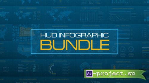 Videohive: HUD Infographic Bundle - Project for After Effects