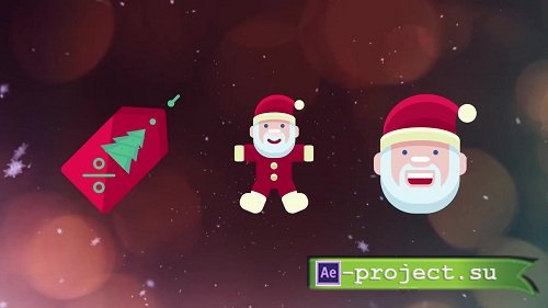 50 Christmas Icons - After Effects Templates
