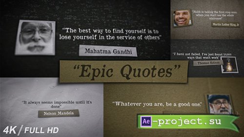 Videohive: Epic Quotes - Project for After Effects 