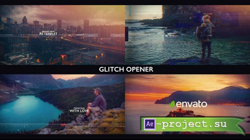 Videohive: Glitch Opener 20314010 - Project for After Effects 