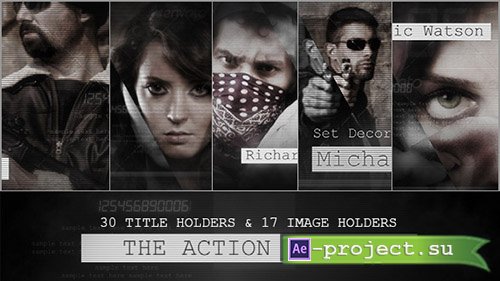 Videohive: The Action Titles - Project for After Effects 