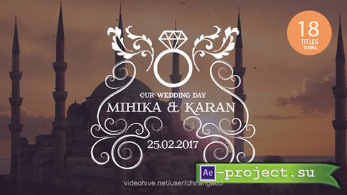 Videohive: Wedding Titles 19864773 - Project for After Effects 