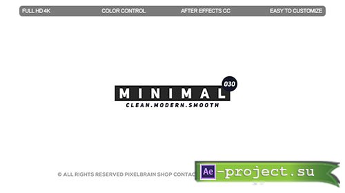 Videohive: Minimal Titles II - Project for After Effects 