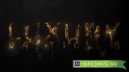 Videohive: Luxury Particle Logo - Project for After Effects 
