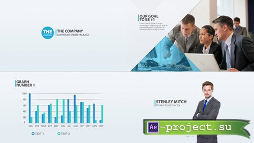 Videohive: The Company - Corporate Video Package 14461038 - Project for After Effects 