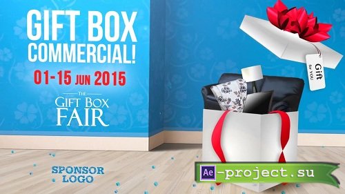 Gift Box Commercial - After Effects Templates