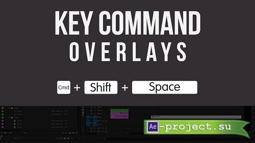 Key Command Overlays For Tutorials - Premiere Pro Templates