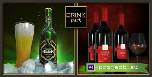 Videohive: Drink Pack 2-in-1 - Project for After Effects 