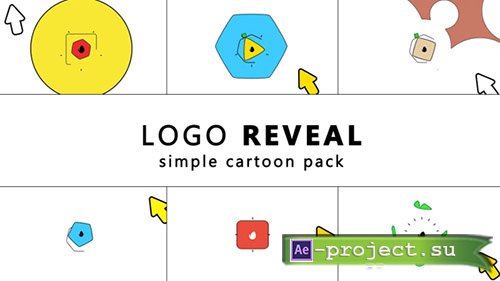Videohive: Simple Cartoon Logo Reveal - Project for After Effects 