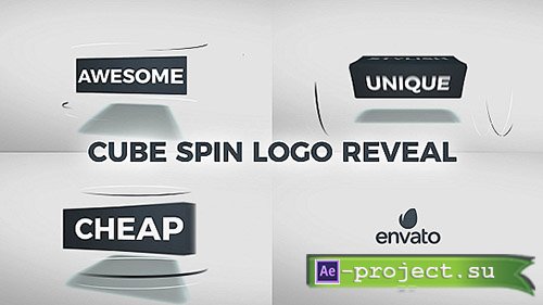 Videohive: Cube Spin Logo Reveal 20925658 - Project for After Effects 