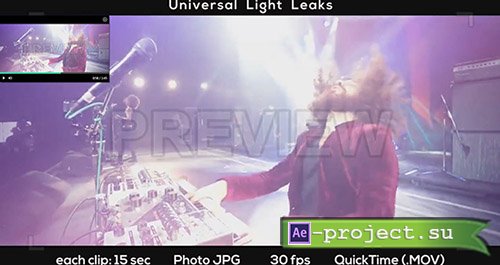 Universal Light Leaks - footage