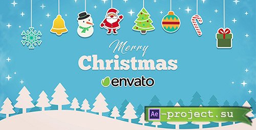 Videohive: Short Christmas Intro - Project for After Effects 