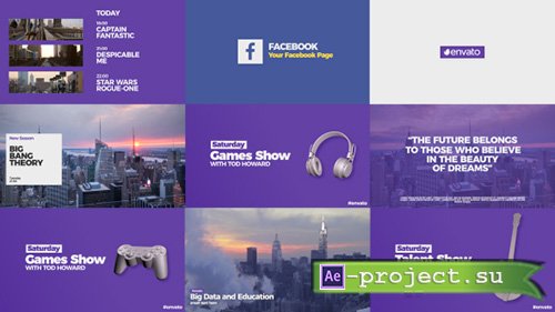 Videohive: Modern Broadcast Pack 20488320 - Project for After Effects 