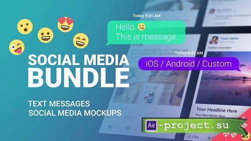 Text Messages And Mockups 48421 - After Effects Templates
