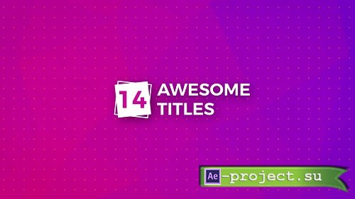 Titles Plus BG 50647 - After Effects Templates