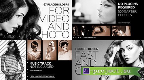 Videohive: Black Fashion Promo - Project for After Effects