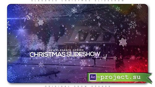 Videohive: Elegant Christmas Slideshow - Project for After Effects 
