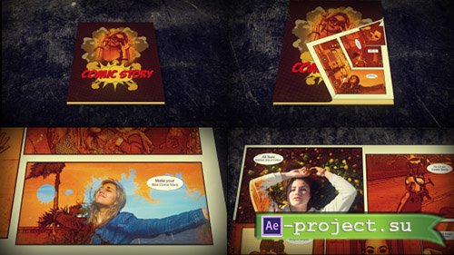 Videohive: Comic Slideshow 20057261 - Project for After Effects 