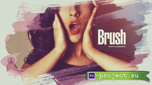 Videohive: Beautiful Brush Photo Slideshow - Project for After Effects