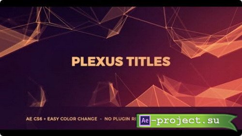 Plexus Titles - Project for After Effects (Videohive)