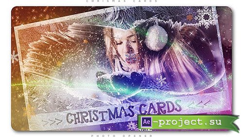 Videohive: Christmas Cards Photo Opener - Project for After Effects