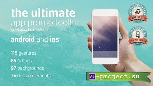 Videohive: Ultimate App Promo Toolkit - Project for After Effects 