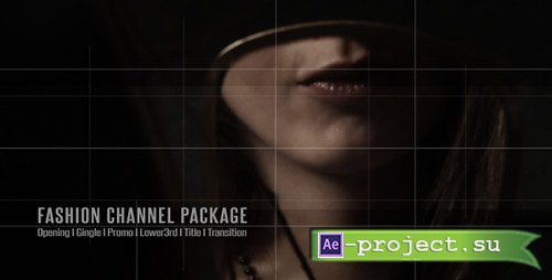 Videohive: Broadcast Design - Fashion Channel Package - Project for After Effects