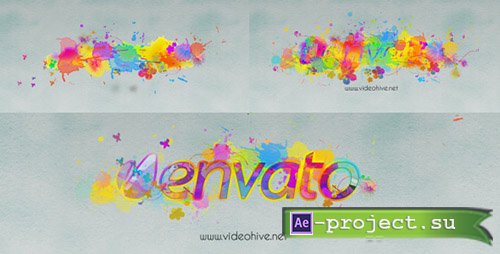 Videohive: Logo Revealer Paint Drops Design - Project for After Effects 