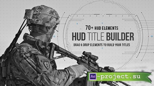 Videohive: HUD Title Builder - Project for After Effects