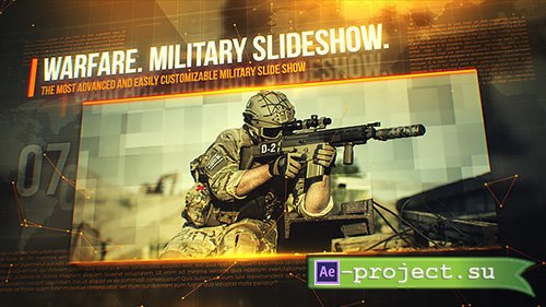 Videohive: Warfare. Military Slideshow.- Project for After Effects