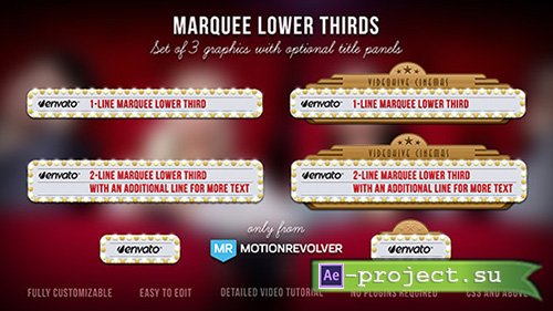 Videohive: Marquee Lower Thirds - Project for After Effects