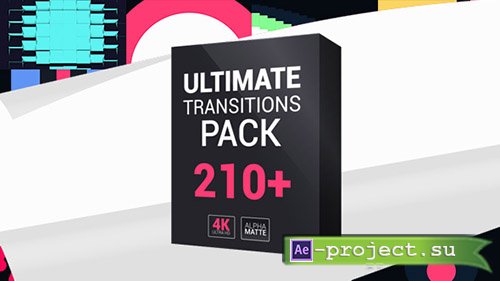 Videohive: Ultimate Transitions Pack 4K - Project for After Effects