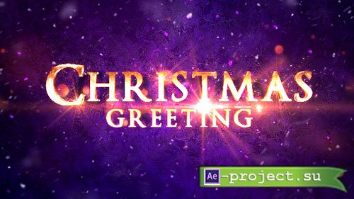 Videohive: Christmas Greeting Titles - Project for After Effects 