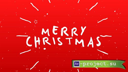 Videohive: Christmas Typography Card - Project for After Effects 
