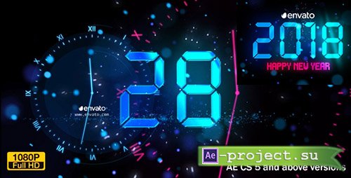 Videohive: New Year Countdown 2018 - Project for After Effects 