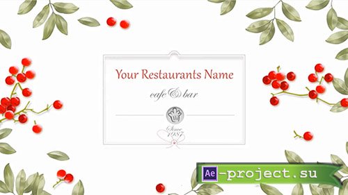 Videohive: The Restaurant Promotion - Project for After Effects