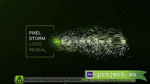 Videohive: Pixel Storm Logo Reveal - Project for After Effects 