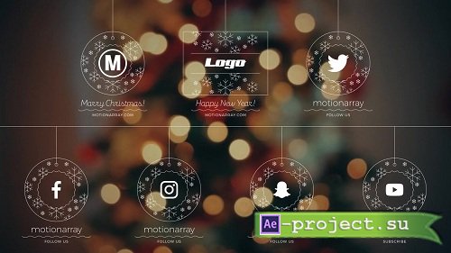 Christmas Corporate & Social Media Logo Reveals 53547 - After Effects Templates