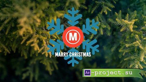 Minimal Christmas Logo 53358 - After Effects Templates