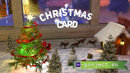 Videohive: Christmas ard - Project for After Effects 