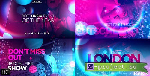 Videohive: Ultraviolet Music Party - Project for After Effects 