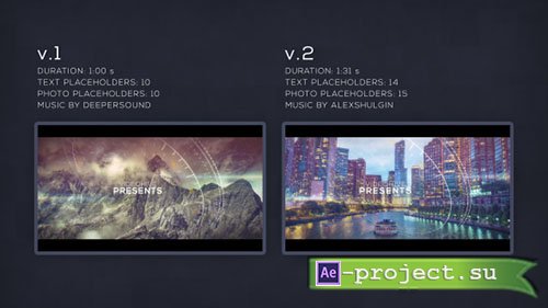 Videohive: Parallax Glitch Slideshow 20785587 - Project for After Effects 