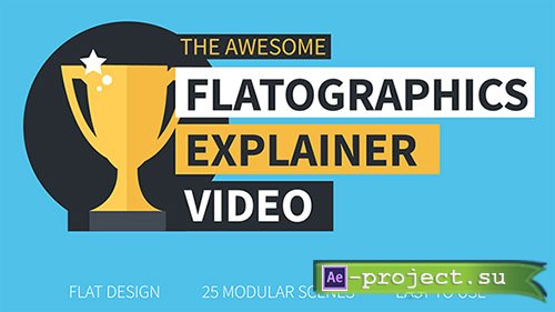 Videohive: Flatographics Explainer Video - Project for After Effects 