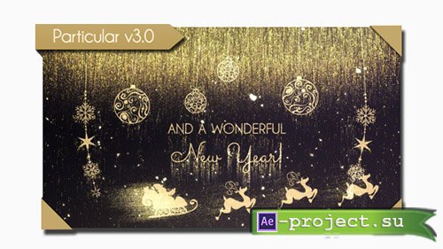 Videohive: Golden Christmas Wishes - Project for After Effects 