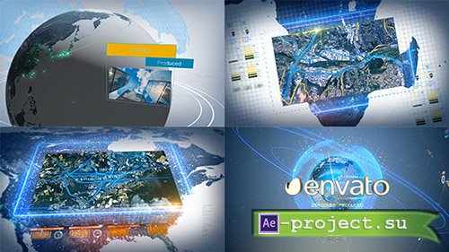 Videohive: Digital Earth Motion Graphics - Project for After Effects 
