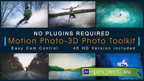 Videohive: Motion Photo-3D Photo Toolkit - Project for After Effects 