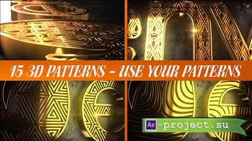 Videohive: Glaring Pattern Maker Logo Reveal - Project for After Effects 