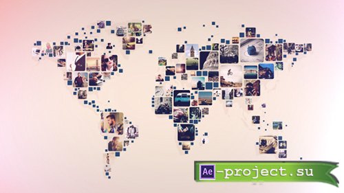 Videohive: World Photos Slideshow - Project for After Effects  